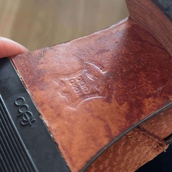 Darc Cuir Camel Suede Ankle Boots New Soles! - Picture 9 of 9